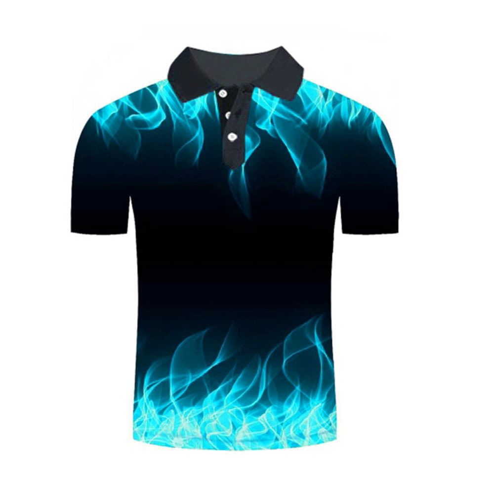 Cotton Short Sleeves Light Custom Full Sublimation Jersey Quick Dry Breathable Bowling Polo Shirts